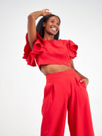 Izulu Latika Pants Set - Red