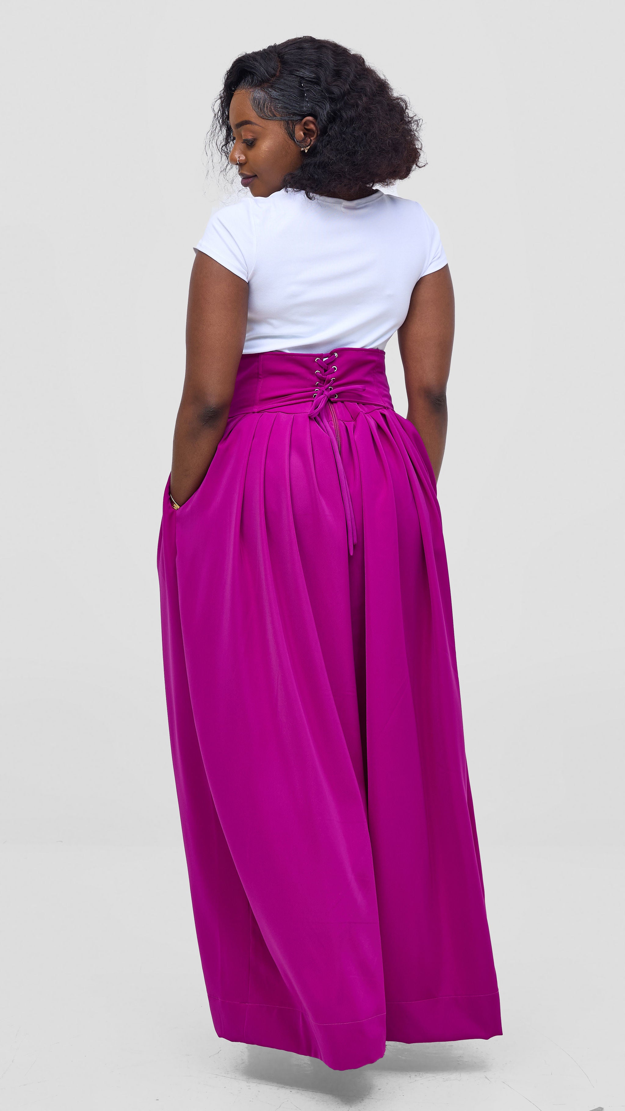 Izulu Chapeyu pants - Magenta