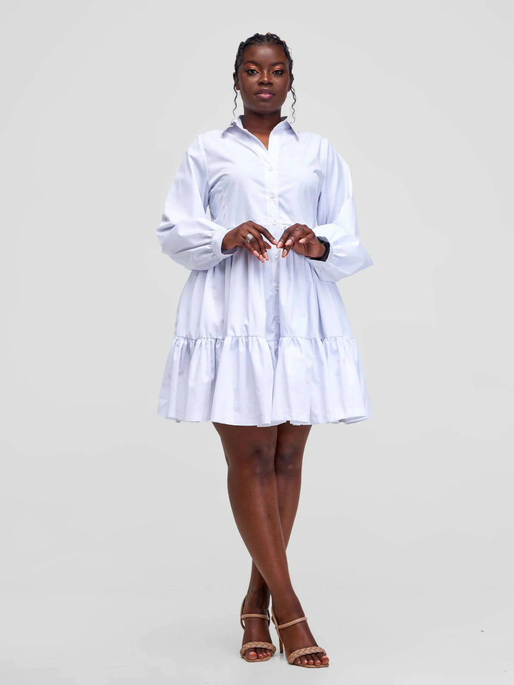 Kenderi Dress - White