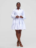 Kenderi Dress - White