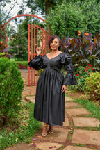Busara Long Dress - Black