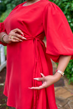 Lamuu Dress - Crimson Rogue
