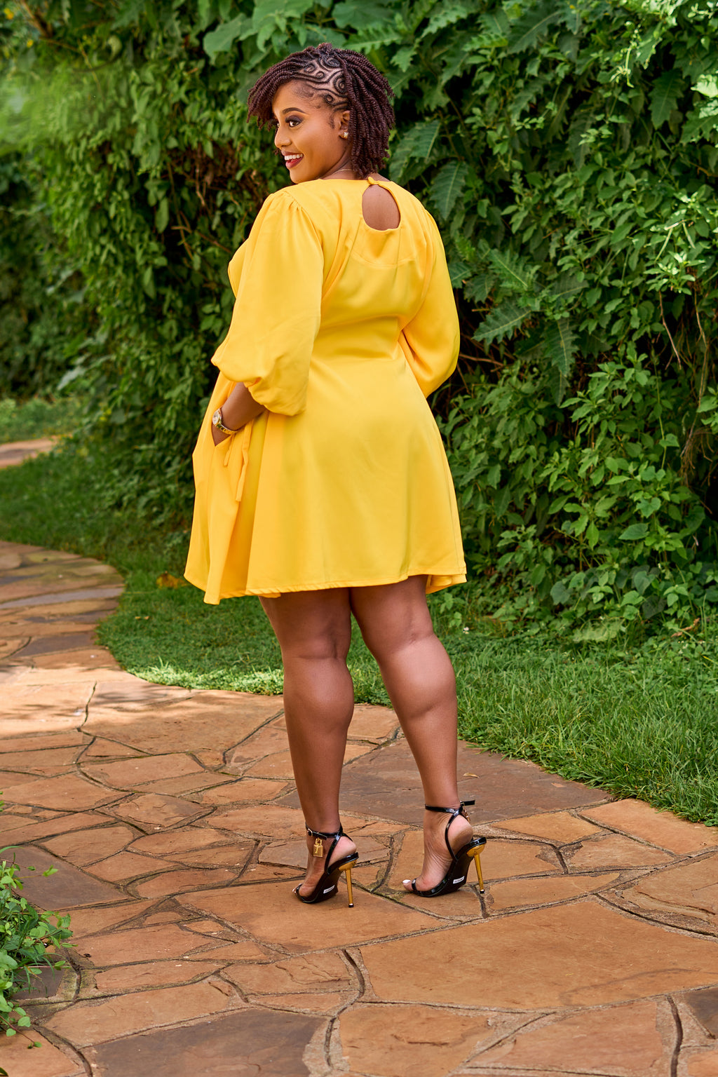 Izulu Lamuu Dress - Golden Marigold