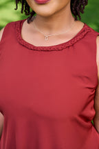 Wangalla Dress - Burnt Garnet