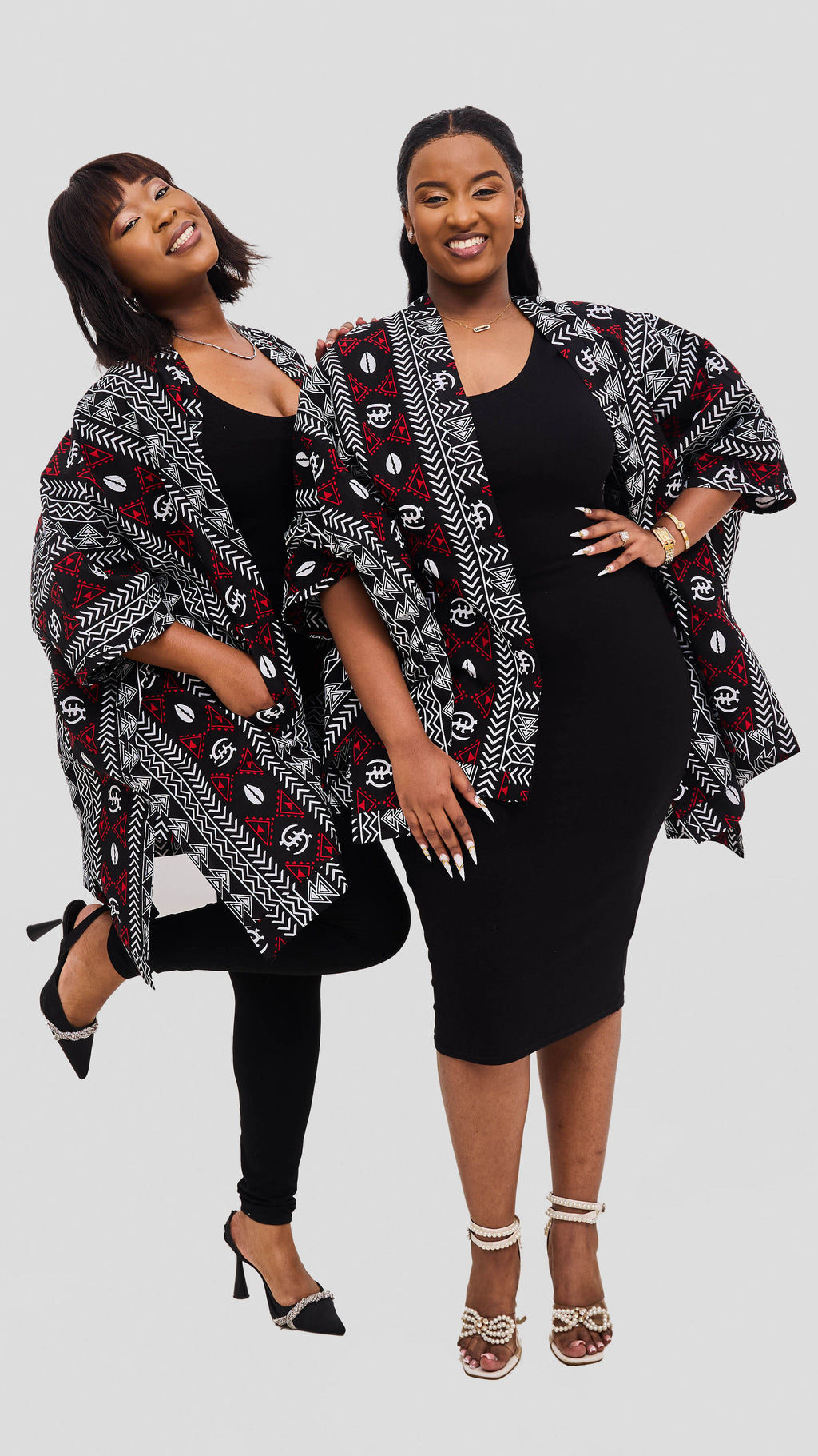 Izulu Magnum kimono - Black