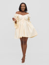 Busara Mini Dress - Cream White