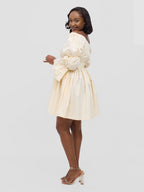 Busara Mini Dress - Cream White