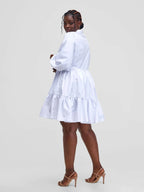 Kenderi Dress - White