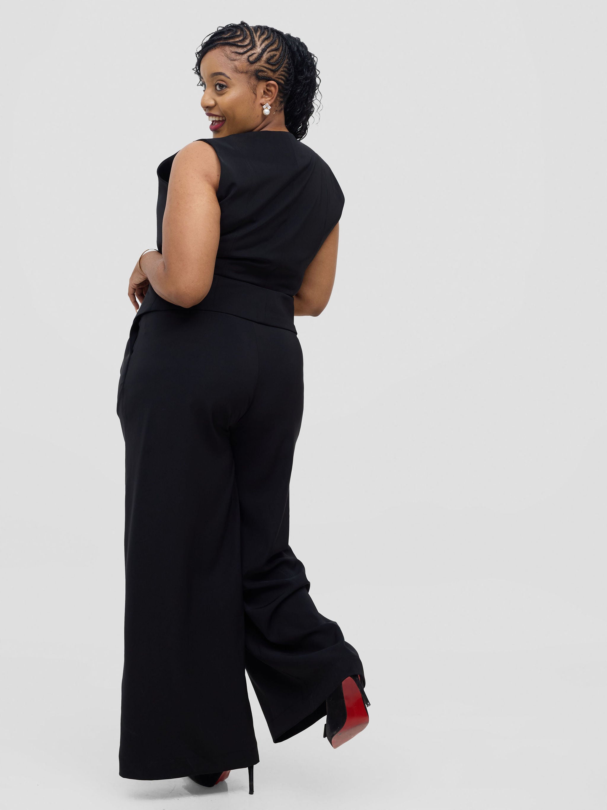 Izulu Sarah Pant Set - Black
