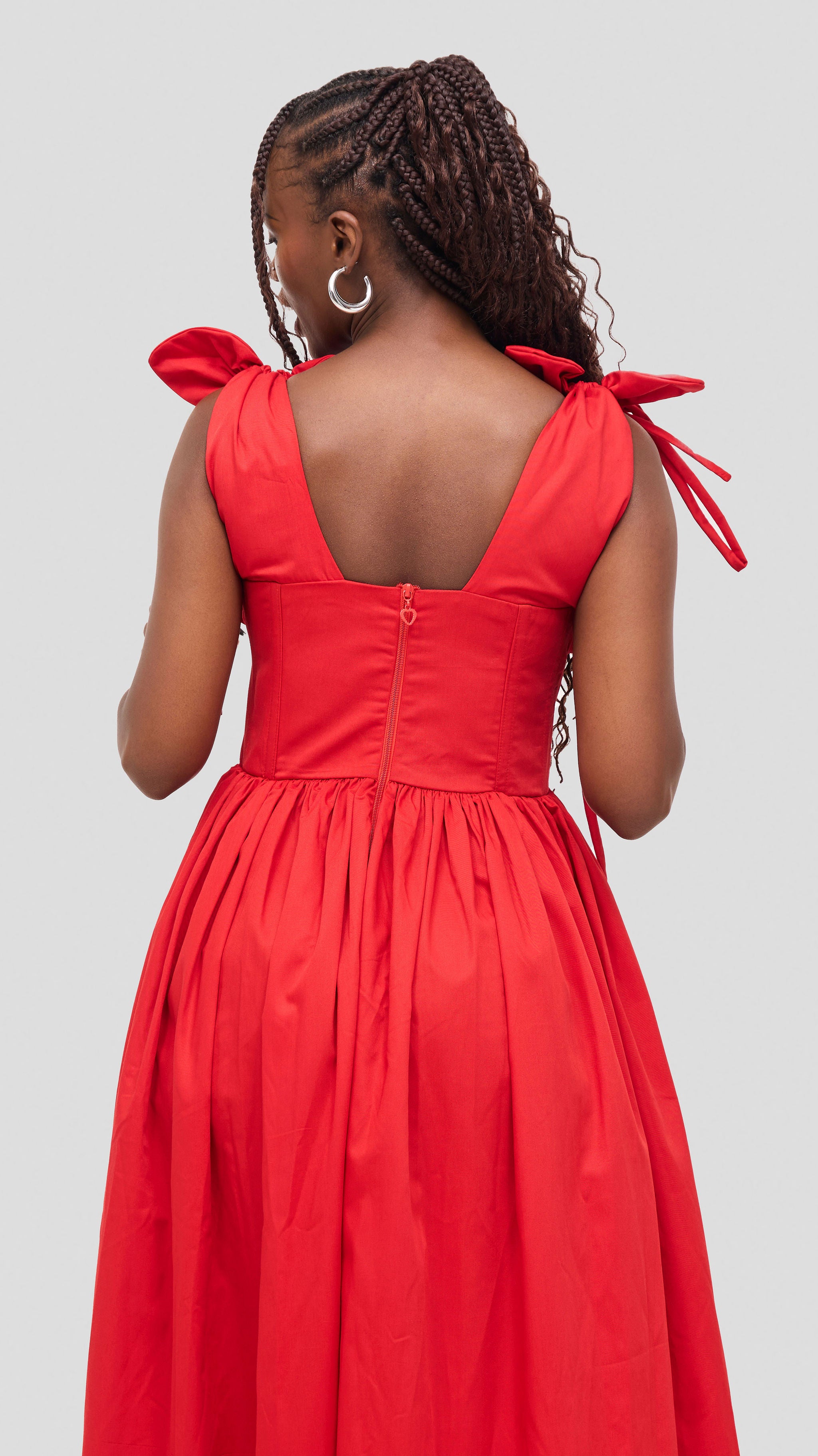 Izulu Wangechi Dress - Red