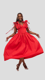 Wangechi Dress - Red
