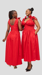 Wangechi Dress - Red