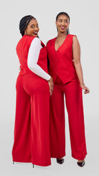 Sarah Pant Set - Red