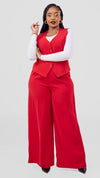 Sarah Pant Set - Red