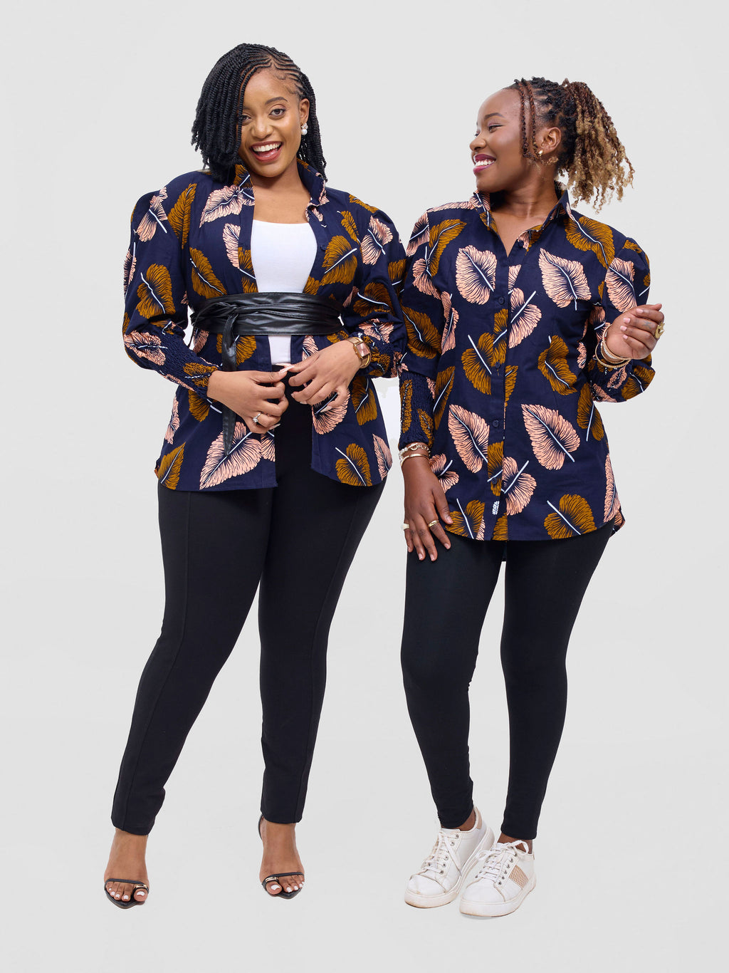 Izulu Ziwa 2 top - Navy Blue