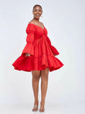 Mukutan Dress - Red