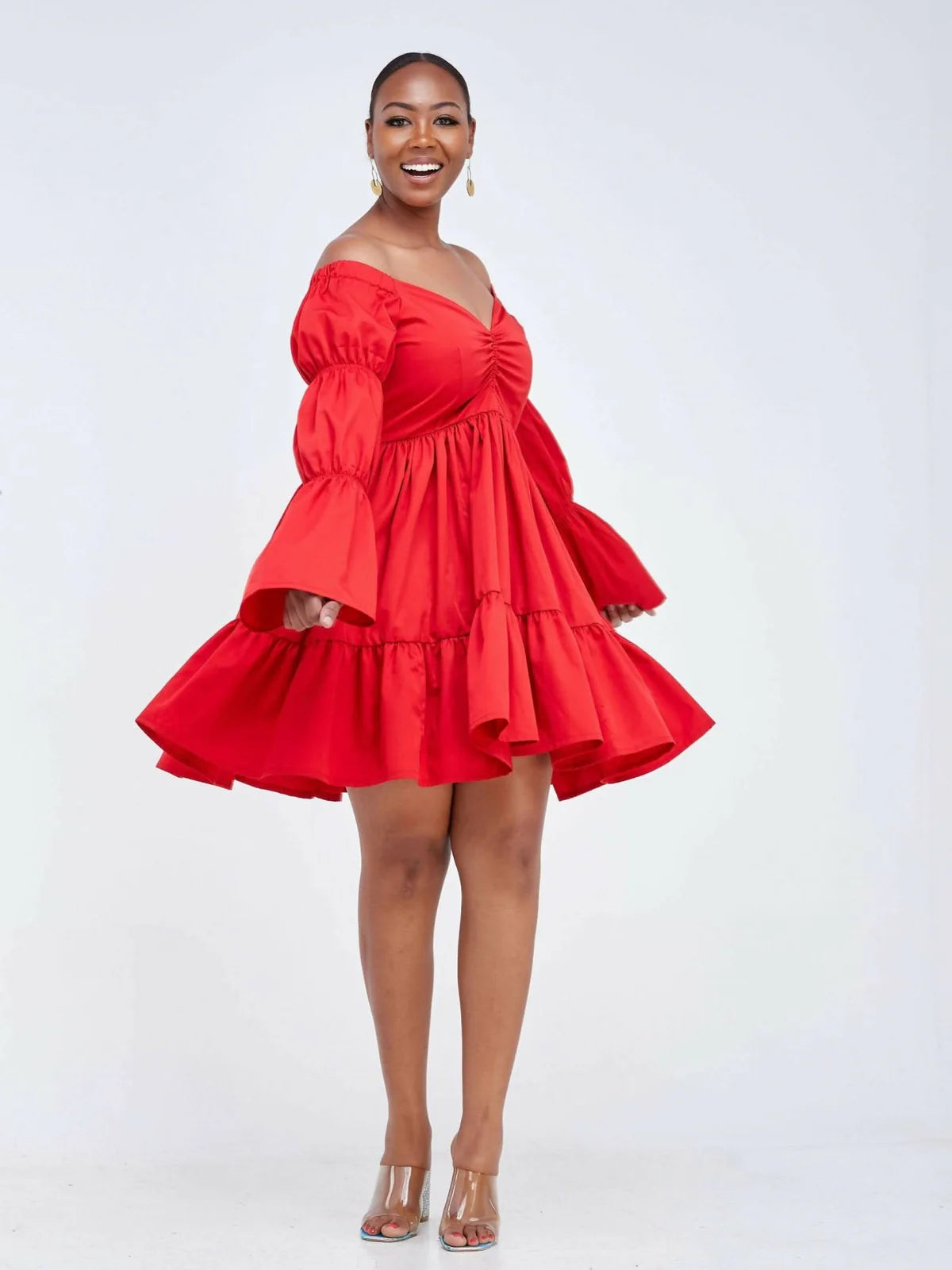 Mukutan Dress - Red