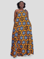 Malkia Dress - Yellow Print