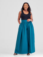 Izulu Kone pants - Teal Blue