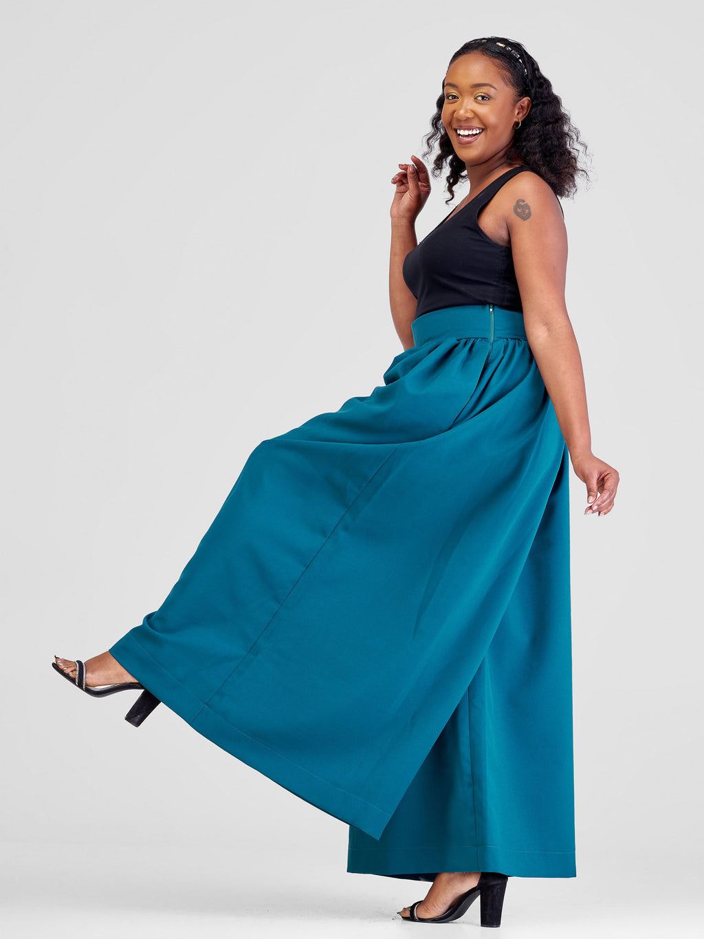 Izulu Kone pants - Teal Blue