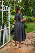 Maxwell Midi Dress - Black