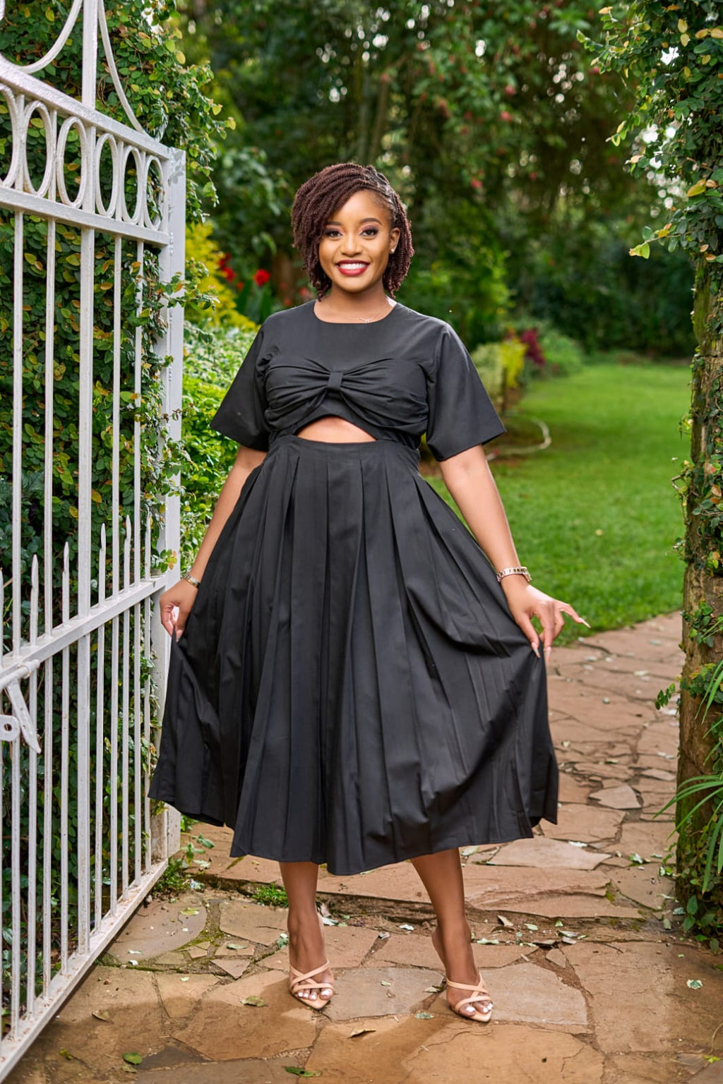 Maxwell Midi Dress - Black