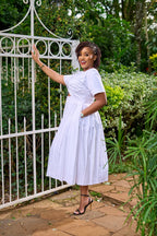 Maxwell Midi Dress - White