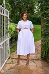 Maxwell Midi Dress - White