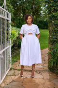 Maxwell Midi Dress - White