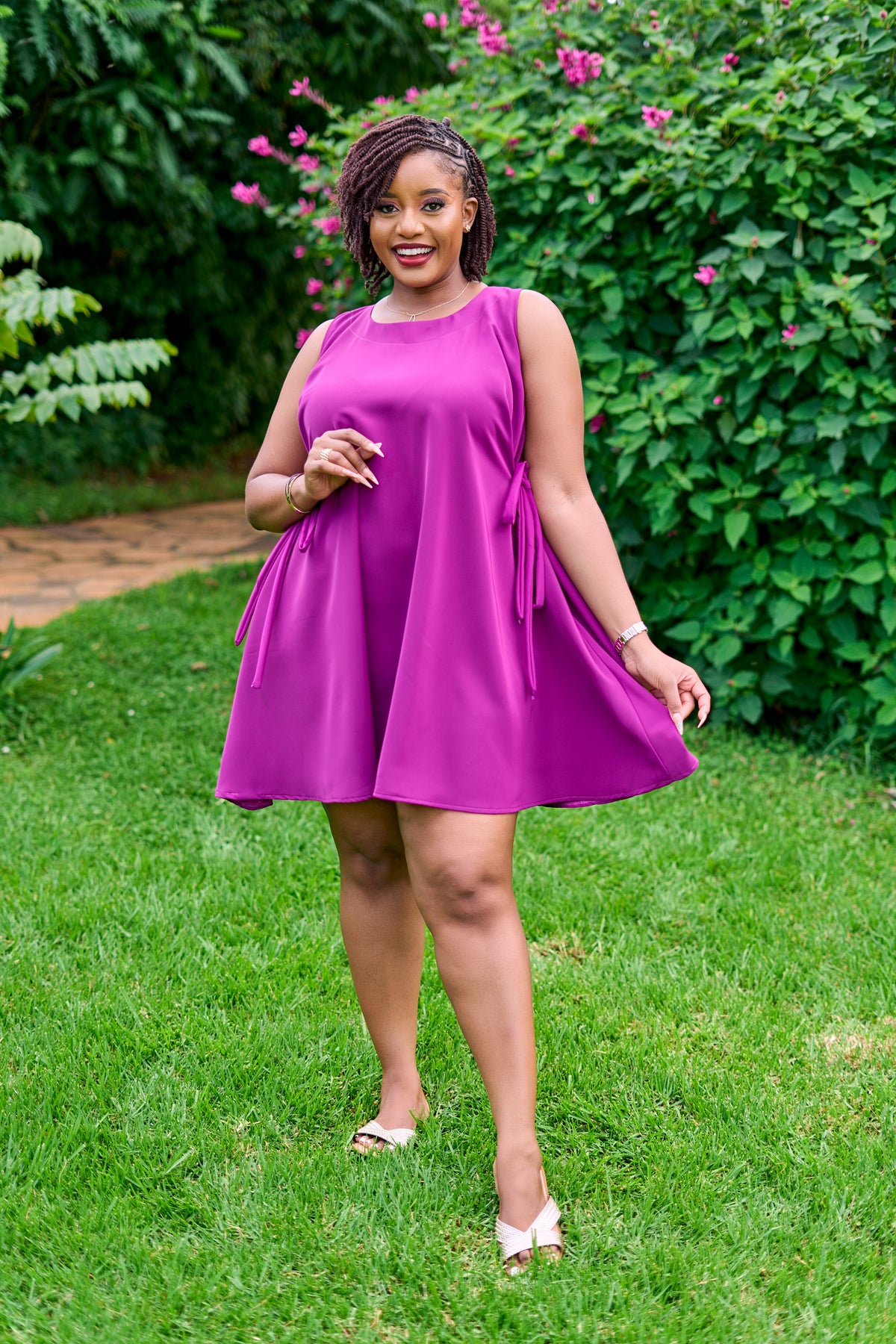 Lamuu Dress Sleeveless - Orchid Bloom