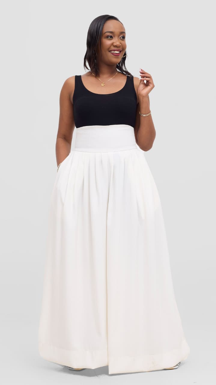 Chapeyu Pant - Cream white