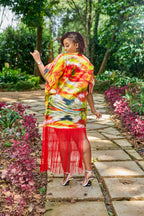 Mapia Kaftan dress - Red