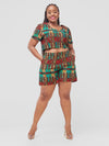 Kilulu Shorts Set - Red Print
