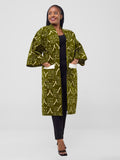 Izulu Juni 2 Kimono - Olive