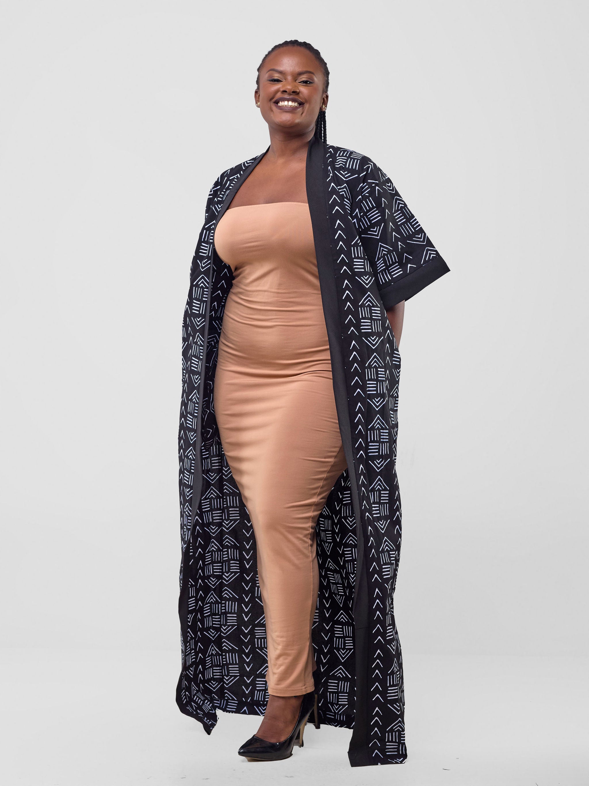 Izulu Larro kimono - Black