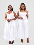 Izulu Akina dress - White