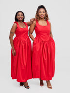 Akina dress - Red