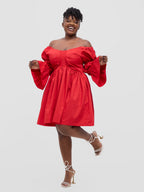 Busara Mini Dress - Red