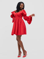 Busara Mini Dress - Red