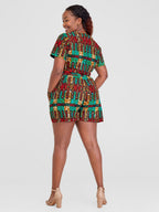 Kilulu Shorts Set - Red Print