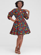 Keyhole dress - Red