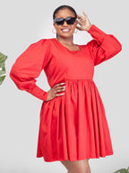 Izulu Doldol dress - Red