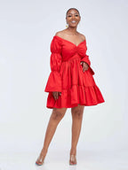 Mukutan Dress - Red