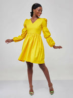 Mzinga Dress - Yellow