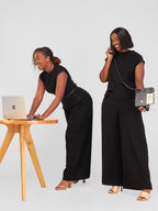 Wanjiru Pant Set - Black