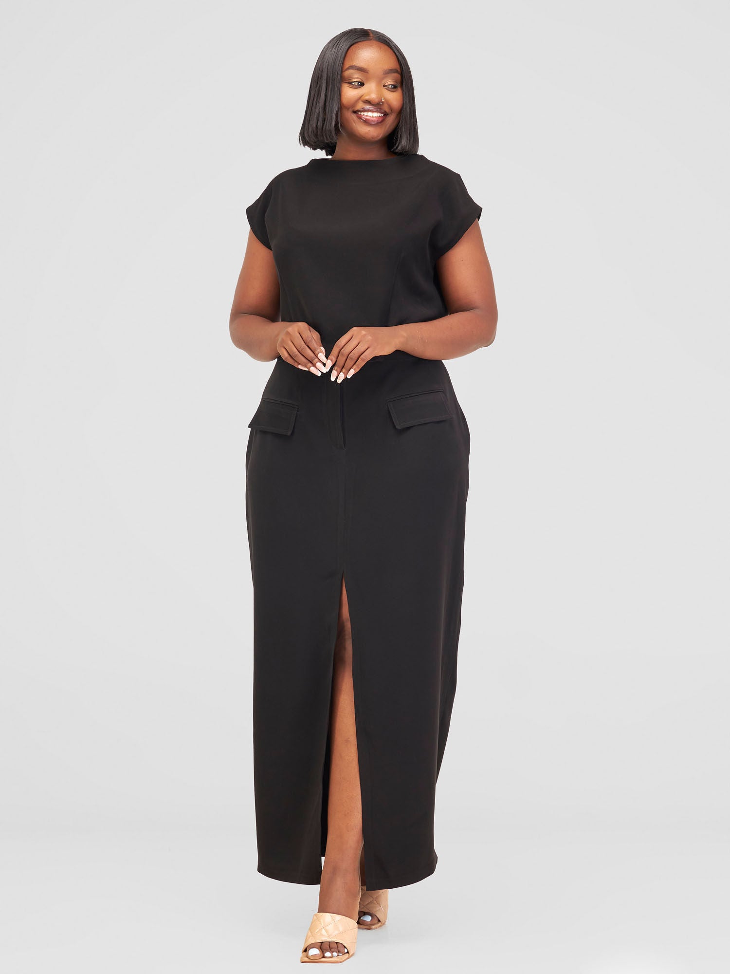 Izulu Wanjira Skirt Set - Black