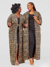 Ashanti 7 Kimono - Black Print