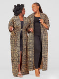 Izulu Ashanti 7 Kimono - Black Print