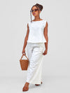 Epiya Set - Cream White Print