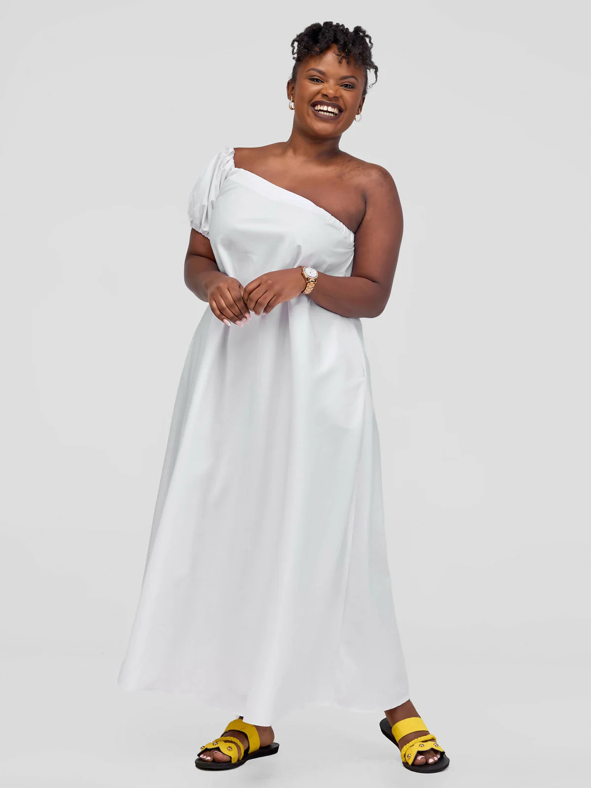 Olomunyak Dress - White